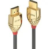 Lindy HDMI Anslutningskabel HDMI-A-kontakt, HDMI-A-kontakt 5.00 m Grå 37864 4K UHD HDMI-kabel