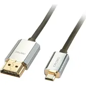 Lindy CROMO Slim A/D High Speed HDMI-kabel, 3m, 41678