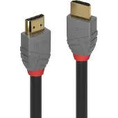Lindy HDMI Anslutningskabel HDMI-A-kontakt, HDMI-A-kontakt 2.00 m Svart 36963 4K UHD HDMI-kabel