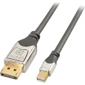 Lindy Cromo Displayport Till Mini Displayport 1.4-kabel 0.5 M