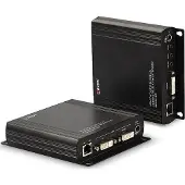 Lindy 39245, Sändare och mottagare, Kabel, 140 m, Cat6, 60 hz, Svart