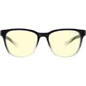 Gunnar Optiks Berkeley, Unisex, Oval, Klassisk, Svart, Transparent, Nylon, Bärnsten
