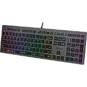 A4Tech FSTYLER FX60H (Neon Backlit) keyboard USB QWERTY Black, Grey