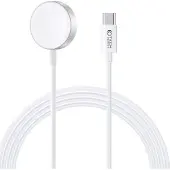 Tech-Protect UltraBoost magnetisk laddare för Apple Watch - USB-C-kabel, 120cm - Vit