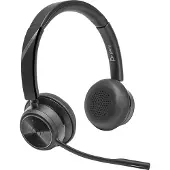 Poly Savi 7420 Office Stereo Headset On-ear headset Svart