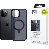 3mk Protection 3mk Smoke Case Mag&Stand för Apple iPhone 12 Pro Max – svart