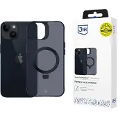 3mk Protection 3mk Smoke Case Mag&Stand för Apple iPhone 14 Plus – svart