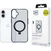 3mk Protection 3mk Smoke Case Mag&Stand för Apple iPhone 16 Plus – transparent