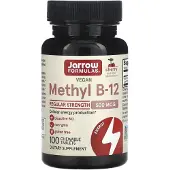 Jarrow Formulas , Metyl B-12, Cherry , 500 mcg, 100 Chewable Tablets