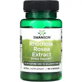 Swanson Health , Rhodiola Rosea-extrakt, 60 kapslar