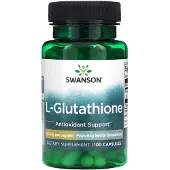Swanson Health , L-Glutathion, 100 mg, 100 kapslar