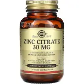 Solgar Solgar, Zinc Citrate, 30 mg, 100 Vegetarian Capsules