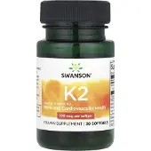 Swanson Health Swanson, natural vitamin K2, 100 mcg, 30 softgels