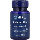 Life Extension , Astaxanthin med fosfolipider, 4 mg, 30 mjuka kapslar