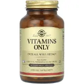 Solgar , Endast Vitaminer, 90 Vegetabiliska Kapslar