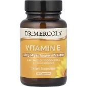 Dr. Mercola , Vitamin E, 30 Kapslar