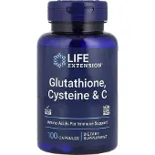 Life Extension , Glutation, Cystein & C, 100 Capslar