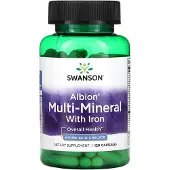Swanson Health Swanson, Albion Multi-Mineral with Iron, 120 Capsules