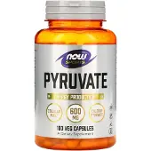 Now Foods, Sports, Pyruvate, 600 mg, 100 Veggie Capsules (300 mg per capsule)