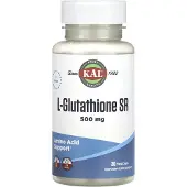 Kal , L-Glutathion SR, 500 mg, 30 VegCaps
