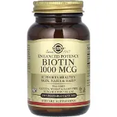 Solgar , Biotin, 1 000 mcg, 250 Vegetariska Kapslar