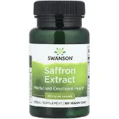 Swanson Health , Saffron Extrakt, 30 mg, 60 Vegan Kapslar