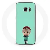 CAPACHEAP Coque pour Samsung Galaxy S6 BTS TinyTAN Animation Jimin