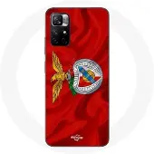 MANIACASE Coque Redmi Note 11 5G slb benfica fond rouge röd