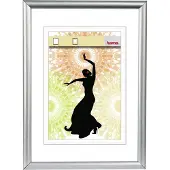 Hama Madrid, Enbildsram, Plast, Silver, 15 x 20 cm, Rektangulär, Reflekterande
