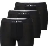 Ralph Lauren för män. 714965507006 Set om 3 klassiska boxershorts i bomullsblandning svart (XL), Hemkläder