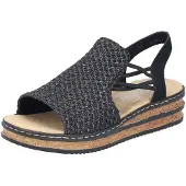 Rieker Sandal grafit / svart