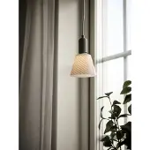 PR Home hänglampa Tilda, vit, Ø 12,5 cm, glas, stickpropp Tilda, Vitt / opal, Vardagsrum / matsal, Glas, Modern, Pendellampor med stickkontakt