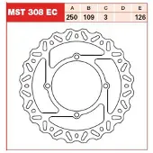 TRW Bromsskiva MST308RAC, 1 Stycke