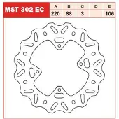 TRW Bromsskiva MST302, 1 Stycke