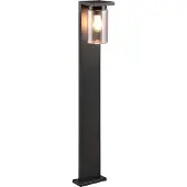TRIO Lighting Pollare uthomus Ardila, dimbar, Svart, Aluminium / grå / zink, Modern, Utomhuslampa