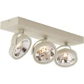 QAZQA Modern takspotlight beige G9 rund justerbar 3-ljus - Go