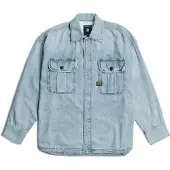 G-Star Pleated 2-Pocket Boxy Shirt - Light blue - Men