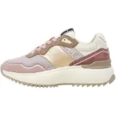 Pepe Jeans för kvinnor. PLS60042 Kimi Glam rosa, beige lädertofflor (36), Karta, Före, Nyckelband, Casual