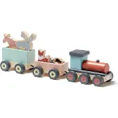 Kids Concept Tåg m. Djur - 44,5 cm - - One Size - Tåg