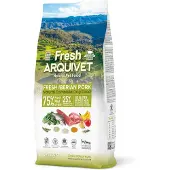 Arquivet Halvfuktigt Hundfoder Med Färskt Iberiskt Fläskkött Och Fisk 10 Kg