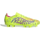 Adidas Predator League FG/AG Mystic Victory - Lucid Lemon/Lucid Pink/Blå, storlek 46