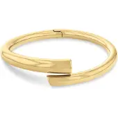 Calvin Klein Gold Plated Steel Spiral Bangle