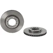 Brembo Bromsskiva 9807111 fram, ventilerad, 1 Stycke