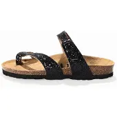Bayton Pantolette 'Diane' brun / svart