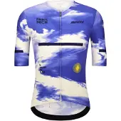 Santini Paris-nice 2025 Korta ärmar Cykeltröja
