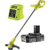 Ryobi 18V RY18LT23A-120 ONE+ Ø 23cm trimmer/kantklippare - 1 batteri och 1 laddare ingår