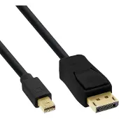 InLine DisplayPort Mini - DisplayPort cable 0.5m black (17136S)
