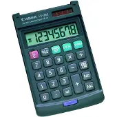 Canon LS-39E - Fickkalkylator - 8 siffror - solcellspanel, batteri - mörkgrå