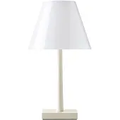 Rotaliana Bordslampa , Dina+, dimbara, Beige, Vardagsrum, Metall, Design