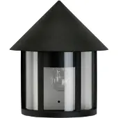 Albert Vägglampa utomhus VECCHIO, Svart, Aluminium / grå / zink, Antik, Utomhusvägglampa